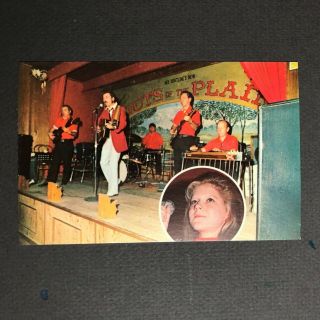 Lesourdsville Lake Amusement Park Middletown Oh Ohio Vintage Postcard Live Band