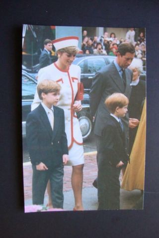195) Diana 1961 - 1997 The Prince & Princess Of Wales Prince William And Harry