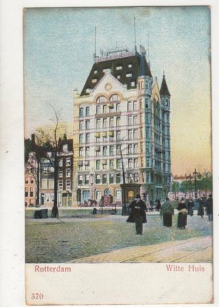 Rotterdam Witte Huis Netherlands Vintage U/b Postcard 405b
