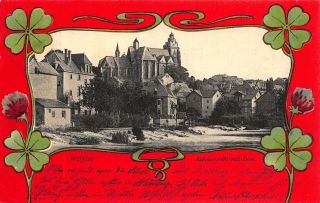 Germany Wetzlar Lahnansicht Mit Dom Cathedral Postcard