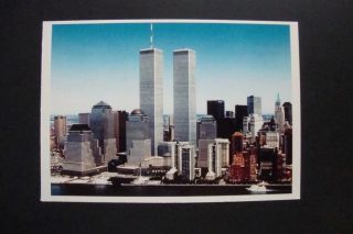 813) York City Ny Skyline The World Trade Center In 1990 Twin Towers