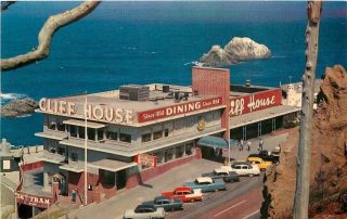 San Francisco California Cliff House Sky Tram Camera Obscura 1950s Cars Pc
