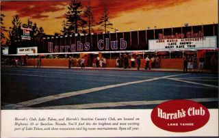 (113u) Lake Tahoe Nv: Harrah’s Club