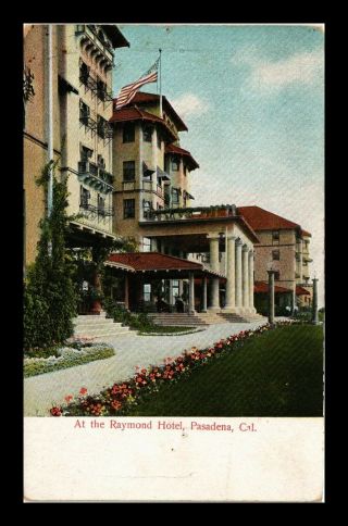 Dr Jim Stamps Us Raymond Hotel Pasadena California Exterior View Postcard