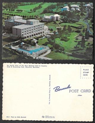 Old Bermuda Postcard - Warwick - Belmont Golf And Country Club