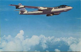 (579) Boeing B - 47 Stratojet Bomber Airplane In Flight 1960s Aircraft Postcard