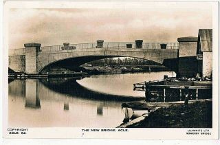 Norfolk - R/p - The Bridge Over The River Bure,  Acle,  1933