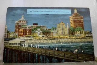 Jersey Nj Pier Atlantic City Postcard Old Vintage Card View Standard Post Pc