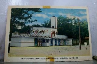 Canada Skyview Theater Wasaga Beach Ontario Postcard Old Vintage Card View Post