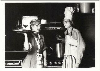 Blondie Debbie Harry And Andy Warhol 1979 Are You Still Hungry Modern Postcard
