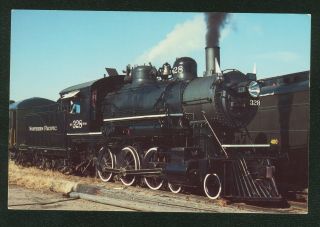 Northern Pacific Railway Steam Train Postcard Unposted