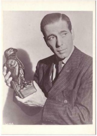Humphrey Bogart In The Maltese Falcon Movie Postcard