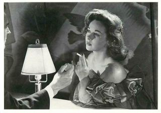 Susan Hayward Actress With Cigarette In 1940 Modern Postcard