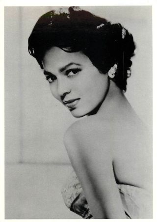 Dorothy Dandridge Actress In The 1950s Modern Postcard