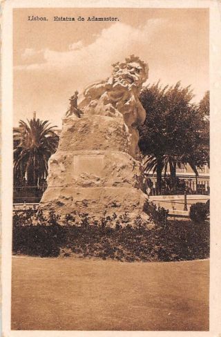 Portugal Lisbon Lisboa Estatua Do Adamastor,  Statue,  Monument