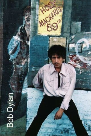 Bob Dylan Holy Mackerel Modern Postcard