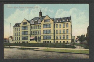 1910s Lincoln High School Cleveland Ohio Postcard