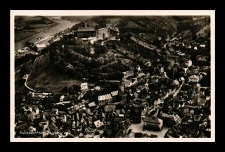 Dr Jim Stamps Kulmbach Germany Aerial View Real Photo Rppc Postcard