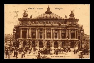 Dr Jim Stamps The Opera Exterior View Paris France Postcard