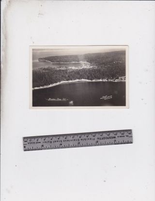 Vintage Rppc Real Photo Blubber Bay B.  C.  Postcard