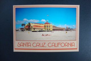 342) Santa Cruz Ca Beach Boardwalk Amusement Park Casino Pacific Ocean
