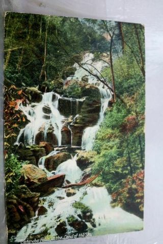 North Carolina Nc Land Of Sky Catawba Falls Postcard Old Vintage Card View Post