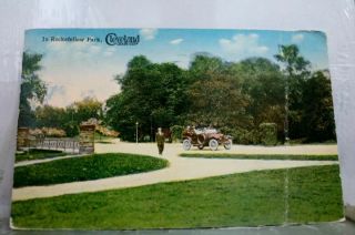 Ohio Oh Cleveland Rockefellow Park Postcard Old Vintage Card View Standard Post