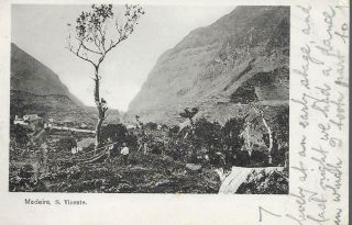 Madeira Sao Vicente 1902 Postcard