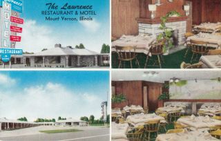 Mount Vernon Il The Lawrence Restaurant & Motel On Salem Road