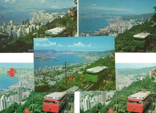 10 Postcards: Peak Tramway Hong Kong