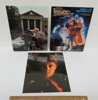 (3) Back To Future Part Ii (1989) Glossy (8x10) Classico Modern Postcards Wz7200