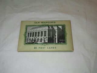 Vintage San Francisco J C Bardell Views 20 Pack Postcards The Gray Line