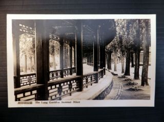 China Postcard The Long Corridor Summer Palace Waf Bp152