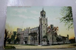 Ohio Oh Cleveland Central Armory Postcard Old Vintage Card View Standard Post Pc