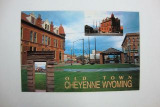 161) Cheyenne Wyoming The Old Town Historic Buildings Civic Center Museum