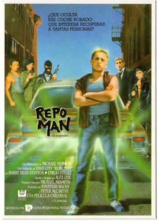 Postcard Of Repo Man Emilio Estevez Movie Spanish
