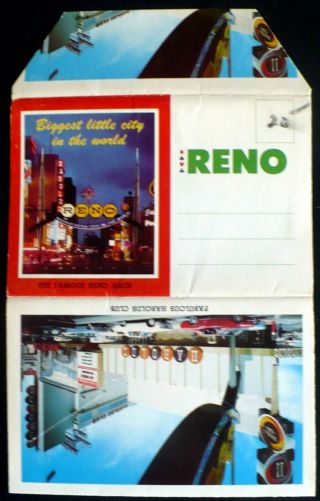1960s Reno Nevada,  Hotels Clubs Casinos Harolds Primadonna Mapes U Of Nevada