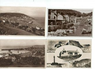 41 Vintage Postcards: The County Of Cornwall England