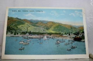 California Ca Catalina Island Avalon Bay Postcard Old Vintage Card View Standard