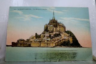 France Le Mont St Michel Remparts Postcard Old Vintage Card View Standard Post
