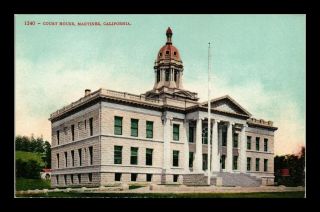 Dr Jim Stamps Us Court House Martinez California Postcard Topical View