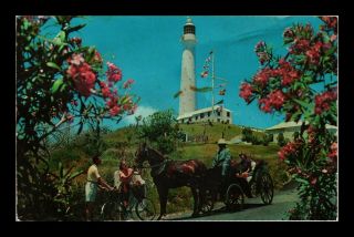 Dr Jim Stamps Gibbs Hill Lighthouse Bermuda Chrome View Postcard