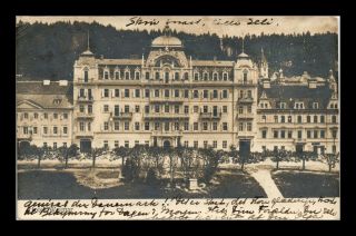 Dr Jim Stamps Hotel Weimar Exterior View Real Photo Rppc Germany Postcard