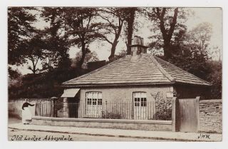 Real Photo Card Abbeydale Grange Lodge Sheffield Around 1910