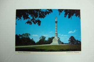 966) Yorktown Virginia Monument To Victory And Alliance Figure Of Liberty