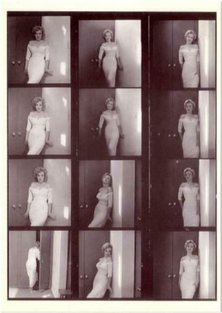 Marilyn Monroe In 1952 Twelve By Philippe Halsman Modern Postcard
