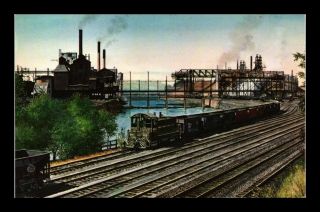 Dr Jim Stamps Us Pittsburgh Lake Erie Railroad Company Youngstown Postcard