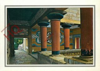 Picture Postcard: Crete,  Palace Of Knossos,  Grand Staircase,  East Wing