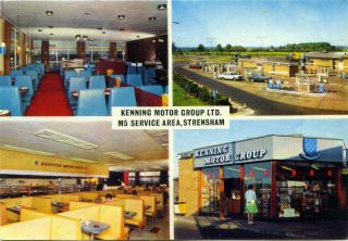 Strensham - Kenning M5 Motorway Services - Multi View Postcard