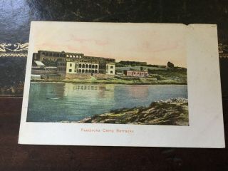 Malta.  Old Postcard.  Pembroke Camp Barracks.  C 1920